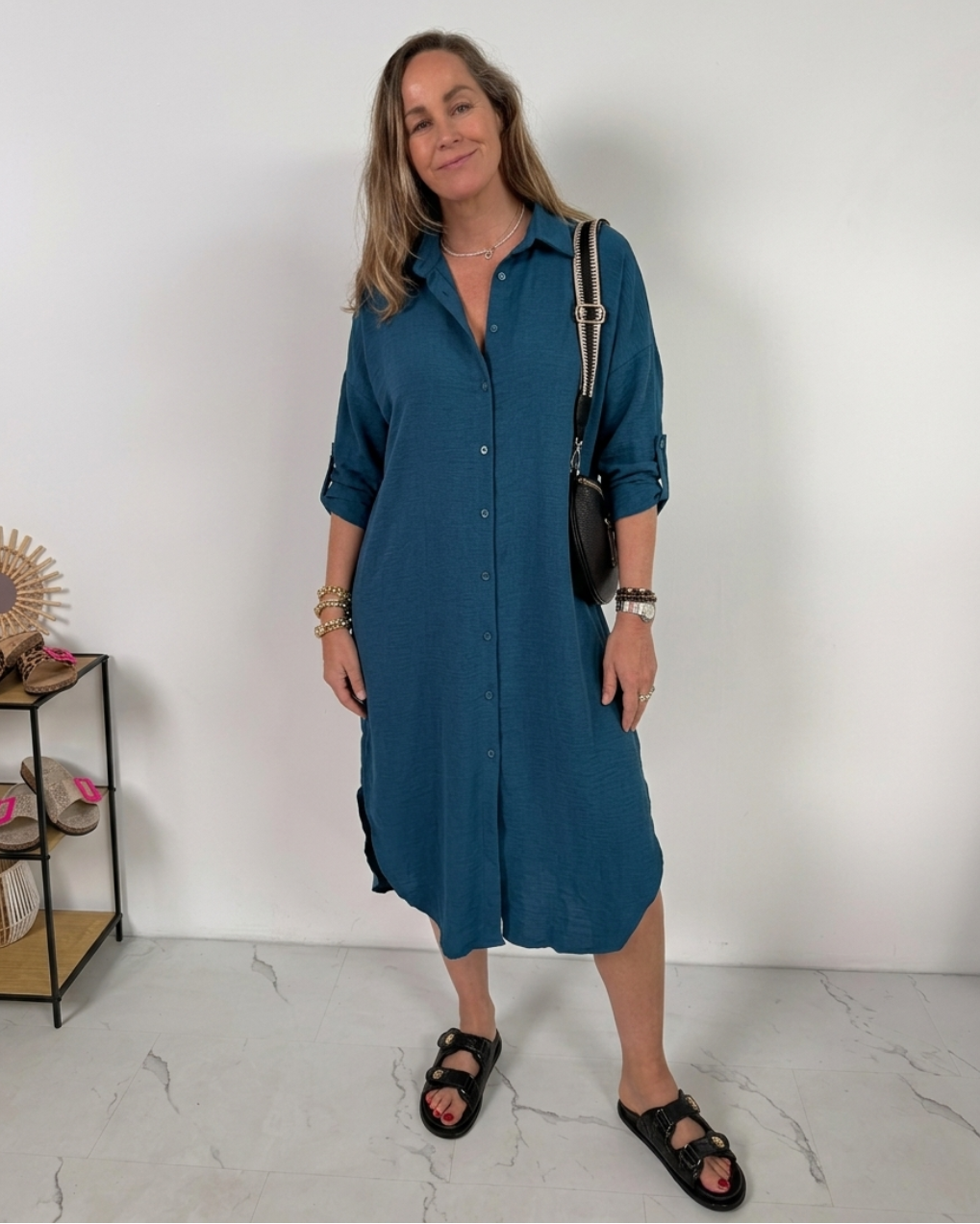 Lucía | Vestido Camisero Oversize