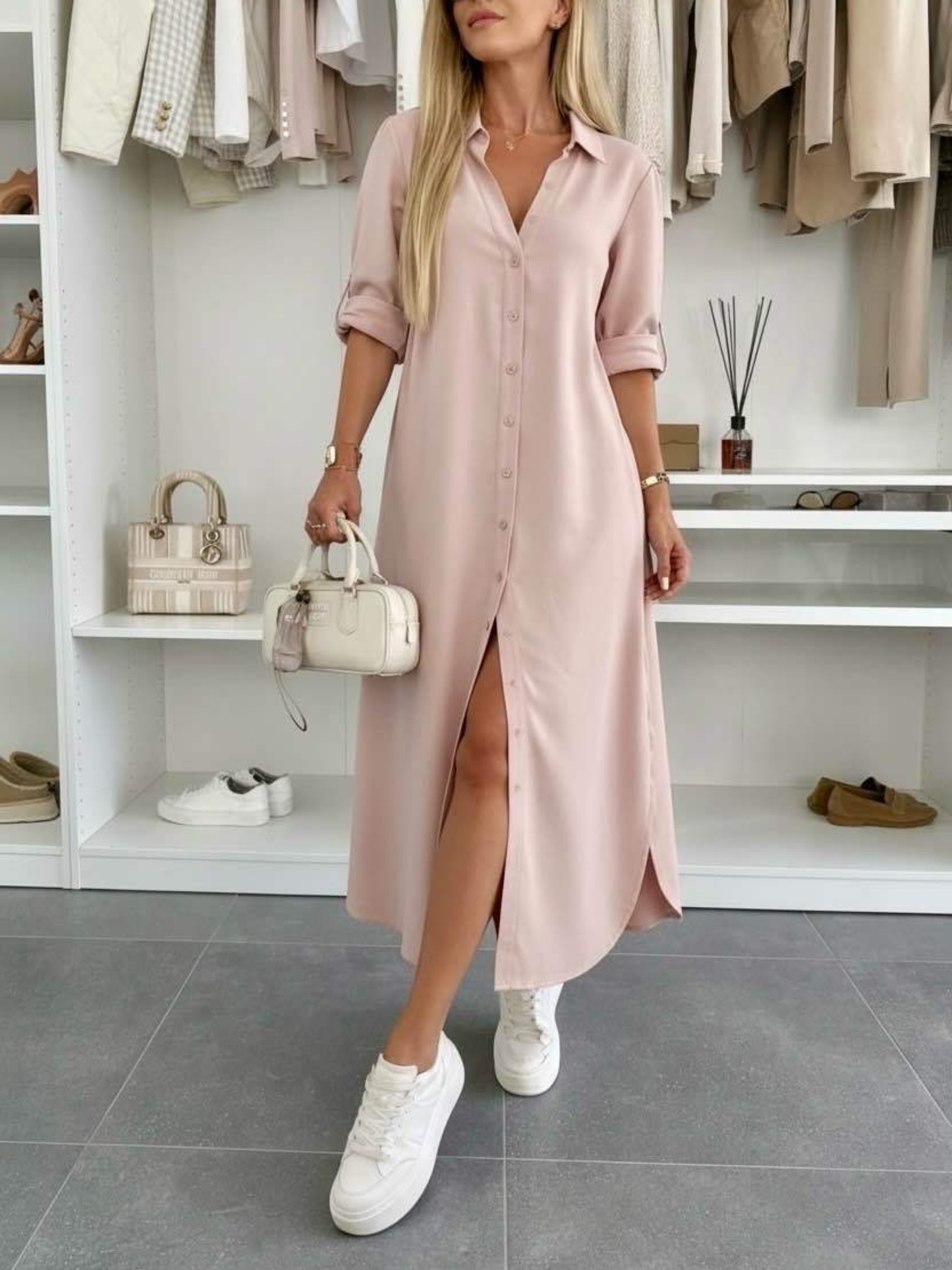 Lucía | Vestido Camisero Oversize
