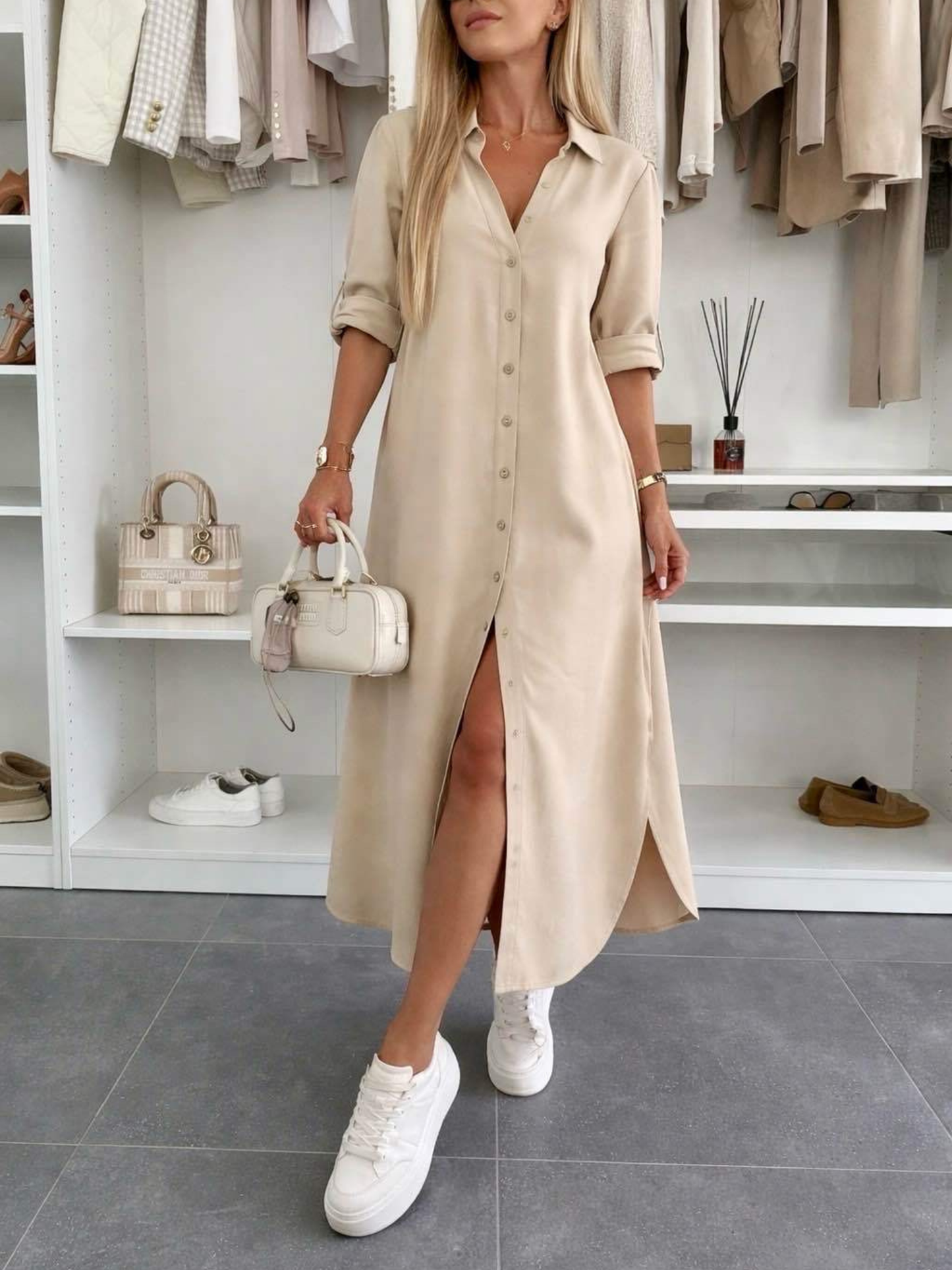 Lucía | Vestido Camisero Oversize