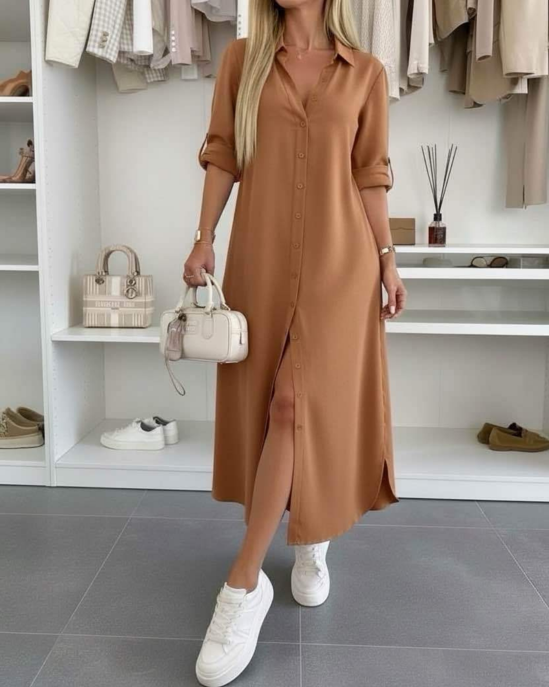 Lucía | Vestido Camisero Oversize