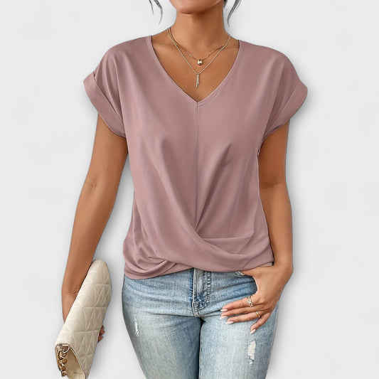 Astrid | Top elegante con cuello en V