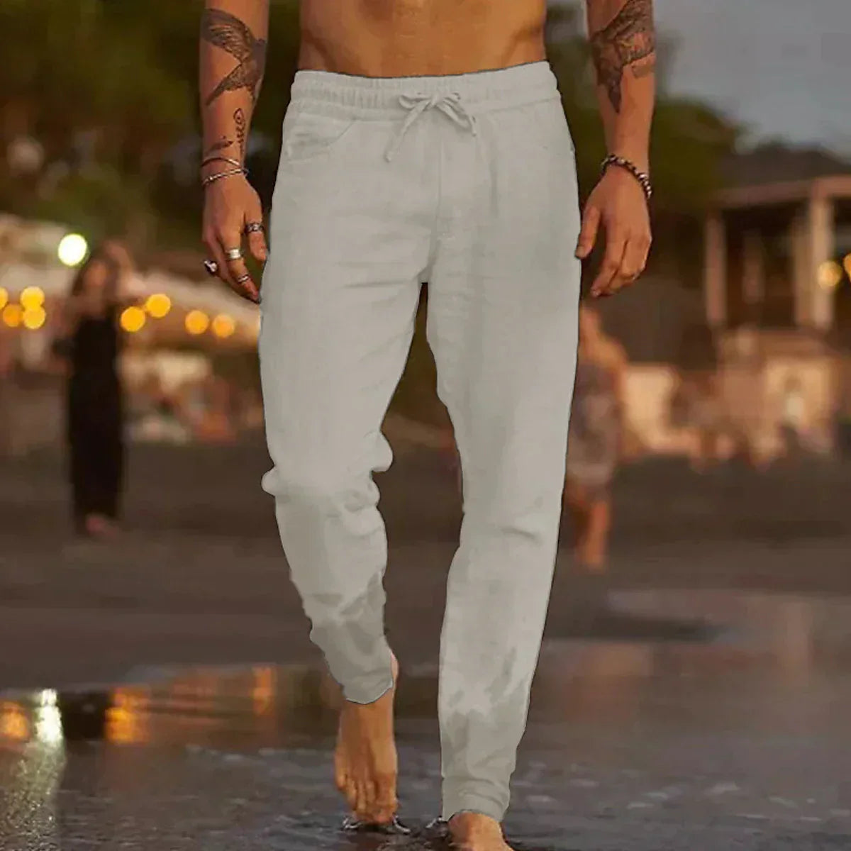 Henry | Pantalones de playa de lino