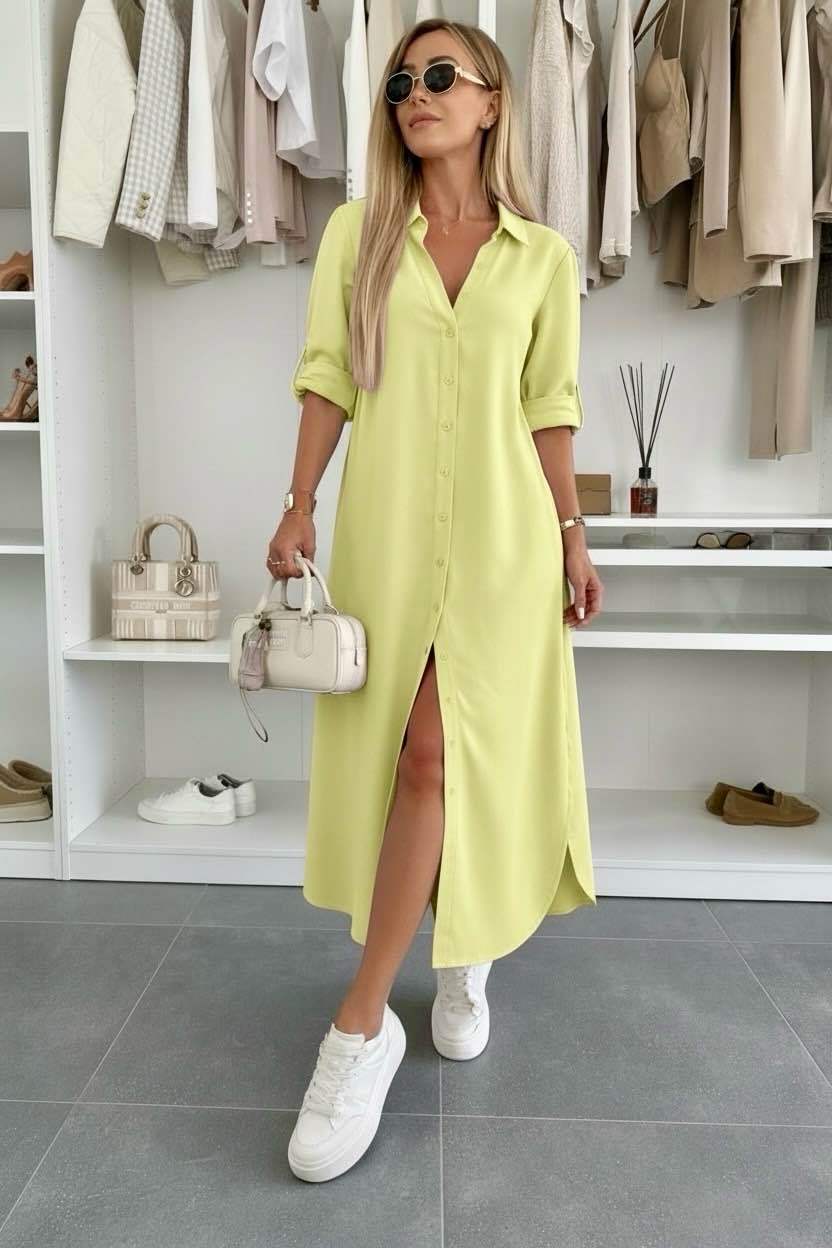 Lucía | Vestido Camisero Oversize