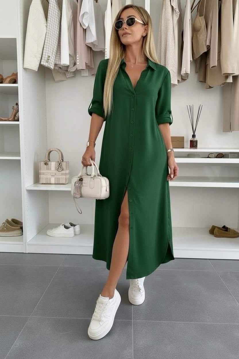 Lucía | Vestido Camisero Oversize