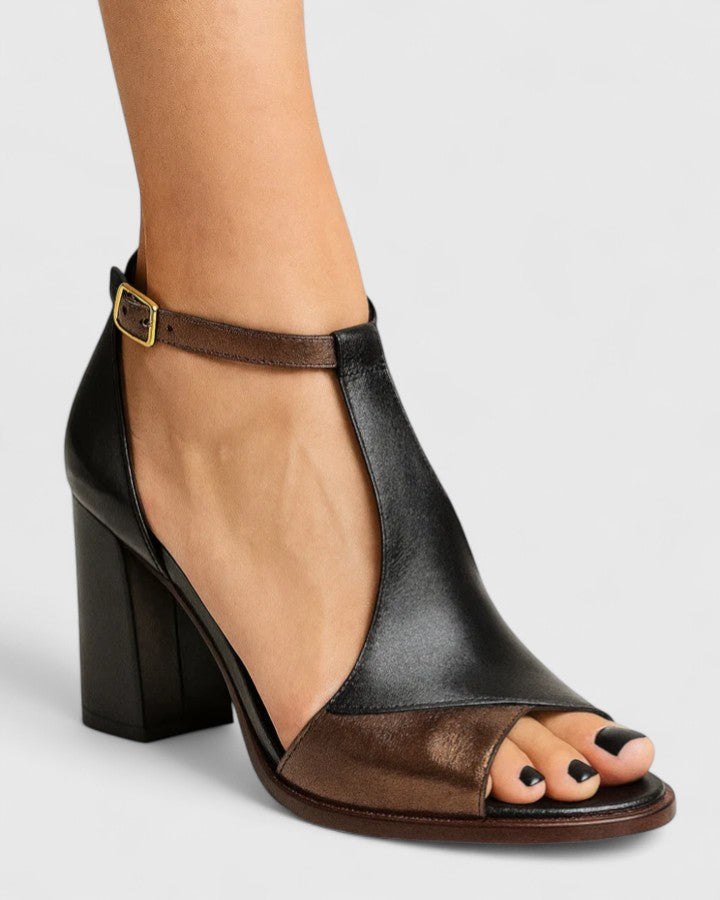 Camila | Tacones de Cuero Modernos